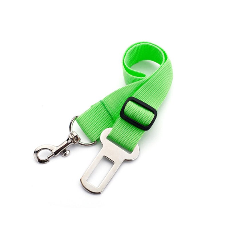 Huisdier Veiligheidsgordels Verstelbare Duurzaam Nylon Hond Voertuig Medium Honden Voor Leash Seat-Riem Riem Grote Veiligheid Kleine automobiel: Light Green