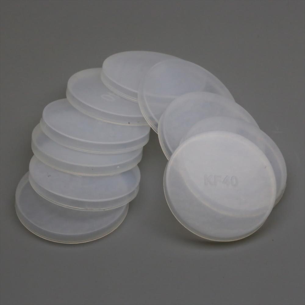 10pcs ISO-KF40 NW/KF-40 Protective Dust cap cover boot PE Vacuum Flanges Plastic Fitting