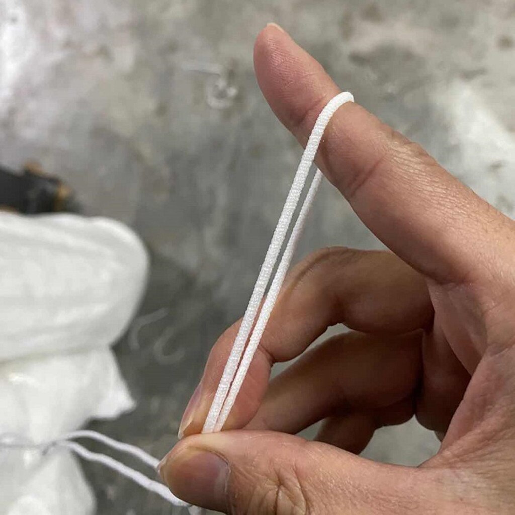 109Yards Elastic Rope 0.119In Elastic Polyemide Stretch Band Craft Sew DIY Machen Garment Nähen DIY Handgemachte handwerk