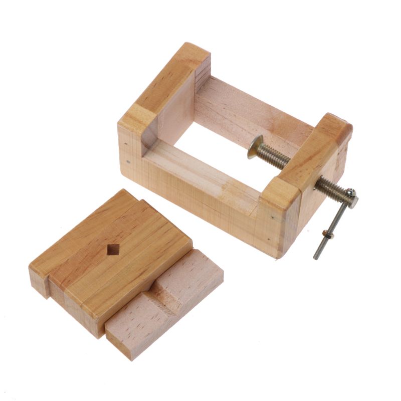 Wood Flat Vise Mini Clamp-on Bench Vise Flat Tongs Woodworking Carving Engraving