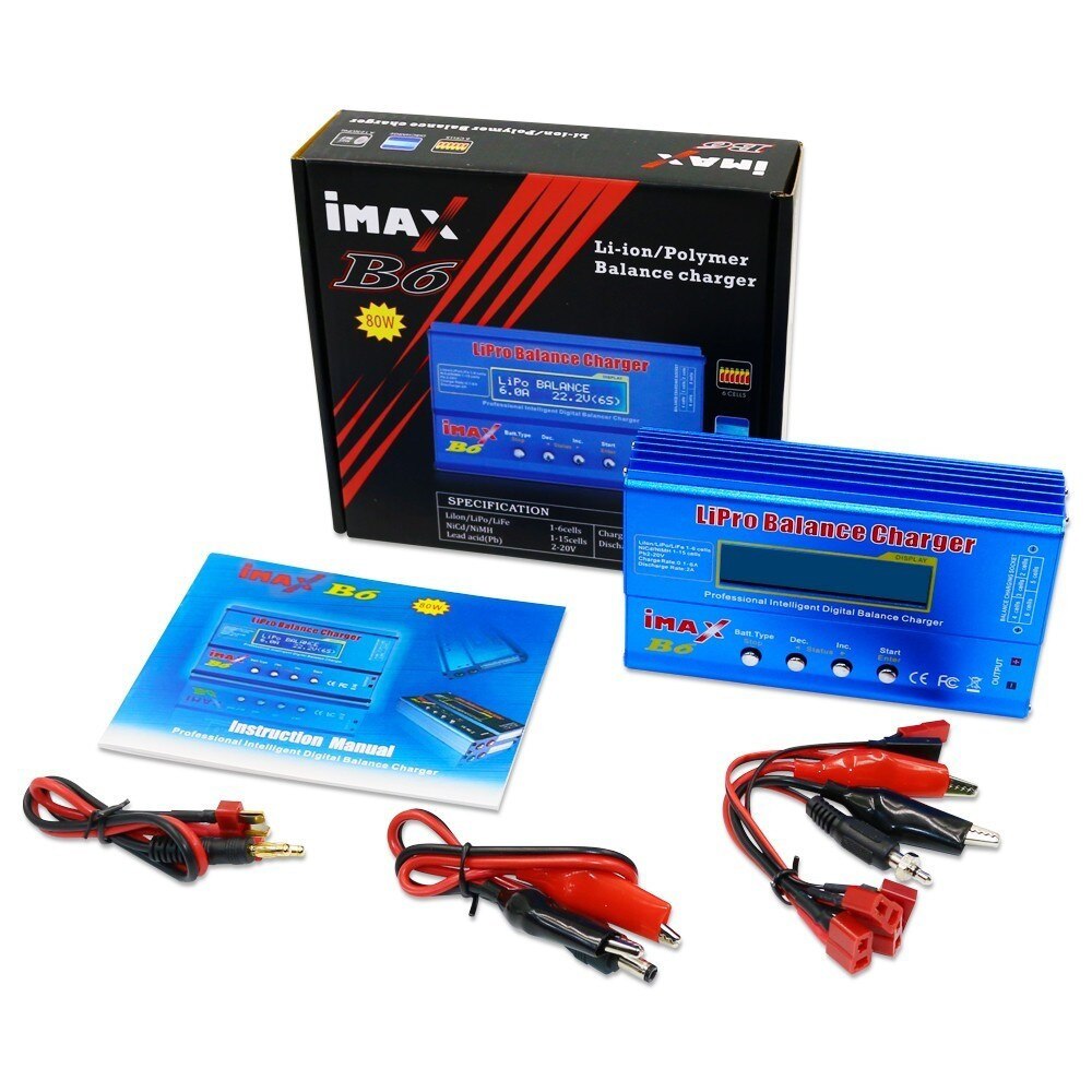 Imimax B6 Multifunctionele Rc Nimh Nicd Lithium Batterij Balance Lipo Lader Balans Ontlader Met Digitale Lcd-scherm: Only  IMAX b6 / AU