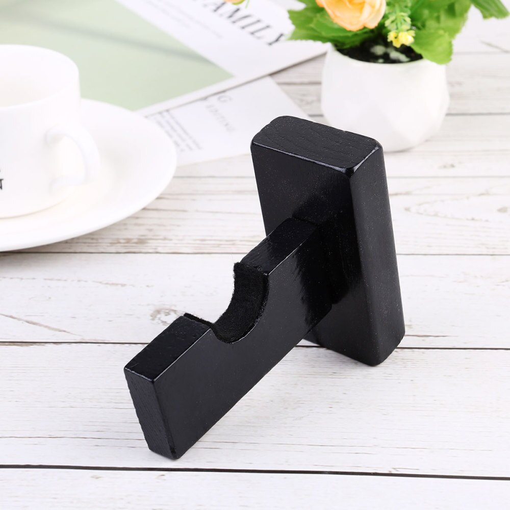 Baseball Bat Display Rack Wall Mounted Bat Holder Bamboo Bat Display Case for Placing Baseball Bat Softball Bat Hockey Stick (Br: Black