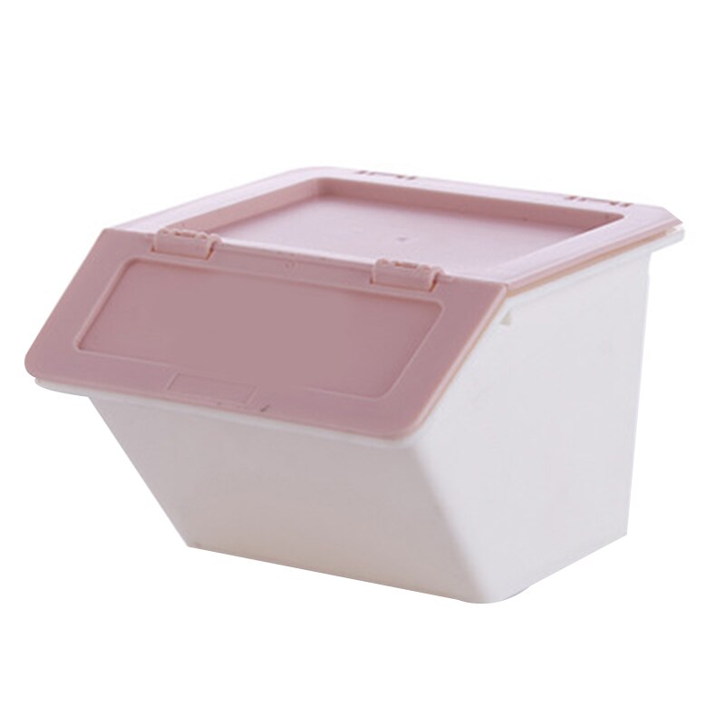 Good Healthy Desktop Plastic Storage Box Stationery Holder School Office Supplies Storage Box with Cover Stackable