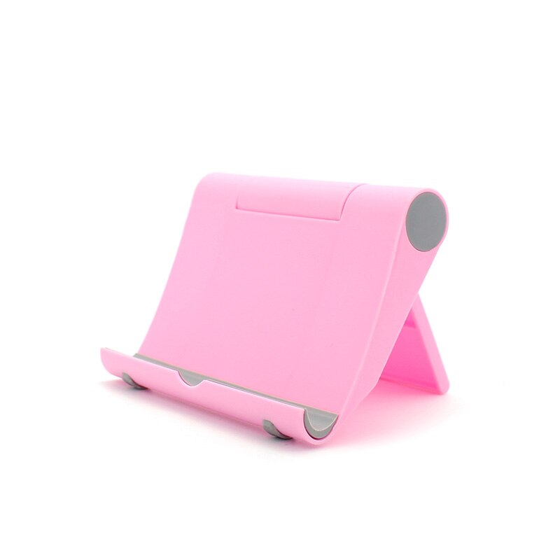 Nowy Tablet biurkowy i uchwyt na telefon plastikowy składany uchwyt ogólny potrząsający dźwiękiem leniwy uchwyt do ładowania: C-pink