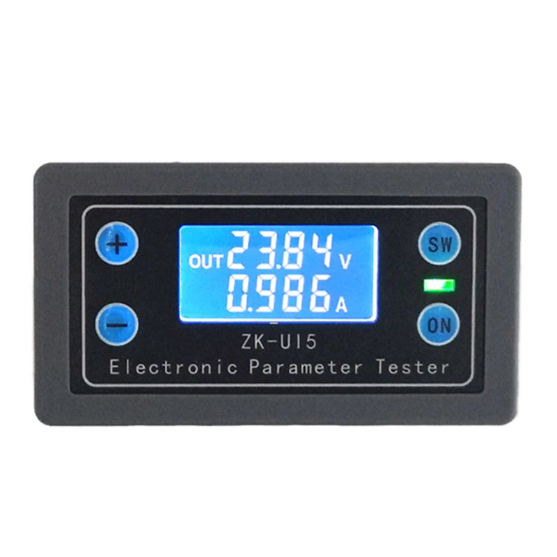DC5-38V Multifunctionele Voltmeter Ampèremeter Elektronische Belasting Batterij Monitor Tester