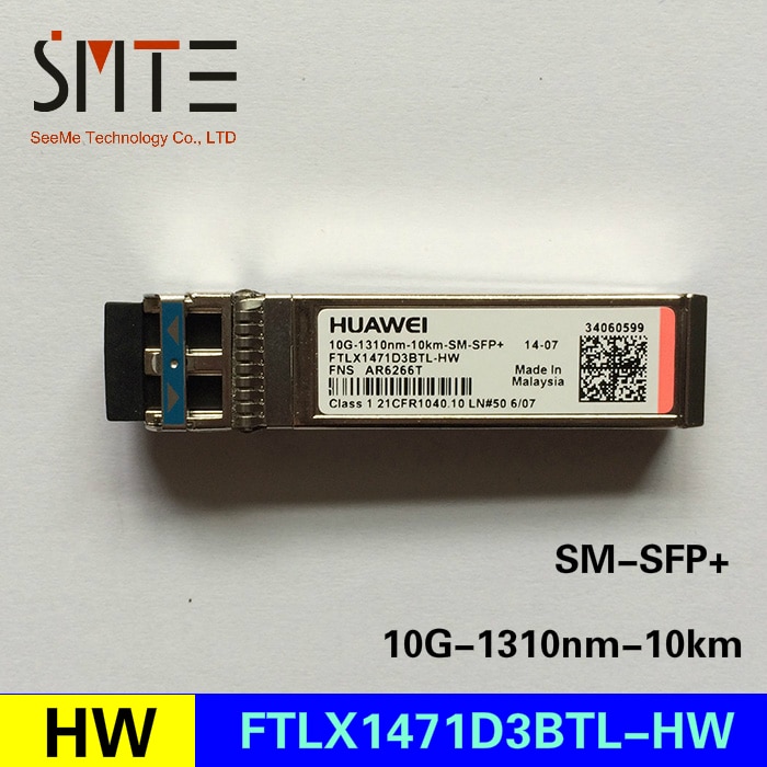 Hw FTLX1471D3BTL-HW 10g-1310-10km-SM-SFP + 34060599