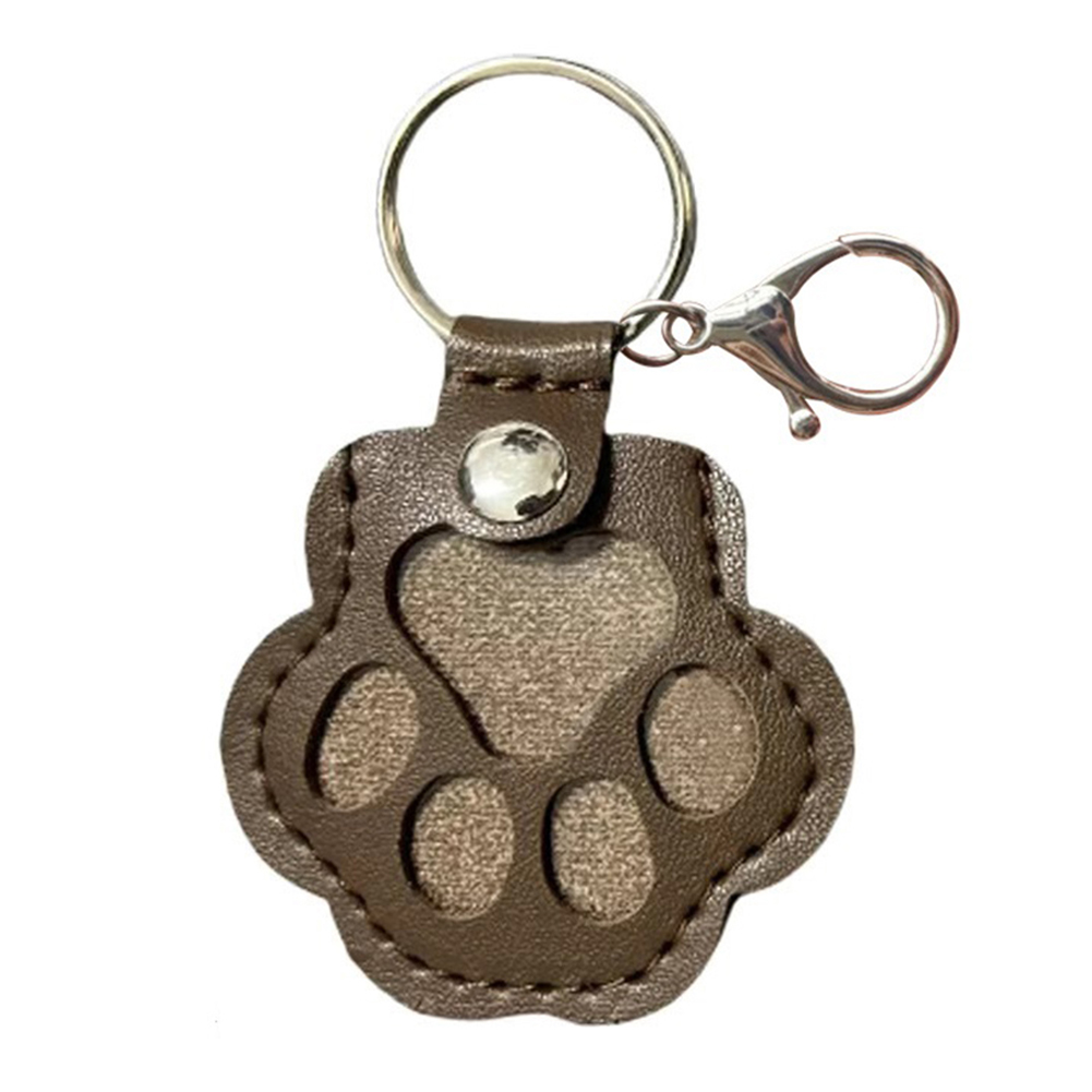 Caja de almacenamiento de pelo de perro, cápsula de recuerdo conmemorativo de pelo de cachorro, contenedor de piel de perro para mascota, llavero de cápsula transparente, recuerdos: Blanco