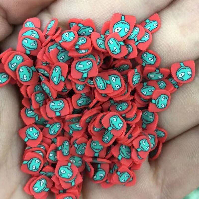 50g Venom Jar Slices Slices Polymer Clay Sprinkles for DIY Craftsman Slime Filling Nail Art Halloween Decoration Accessories: 6