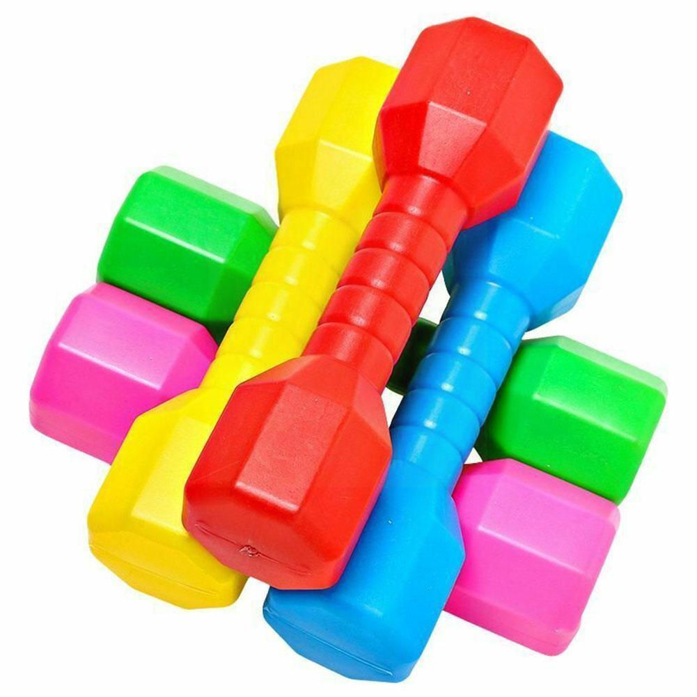 1pcs Kids Fitness Equipment Kindergarten Pe Exercise Dumbbells Children's Home Fitness Dancing Props Hand Exercise Weights S1y8