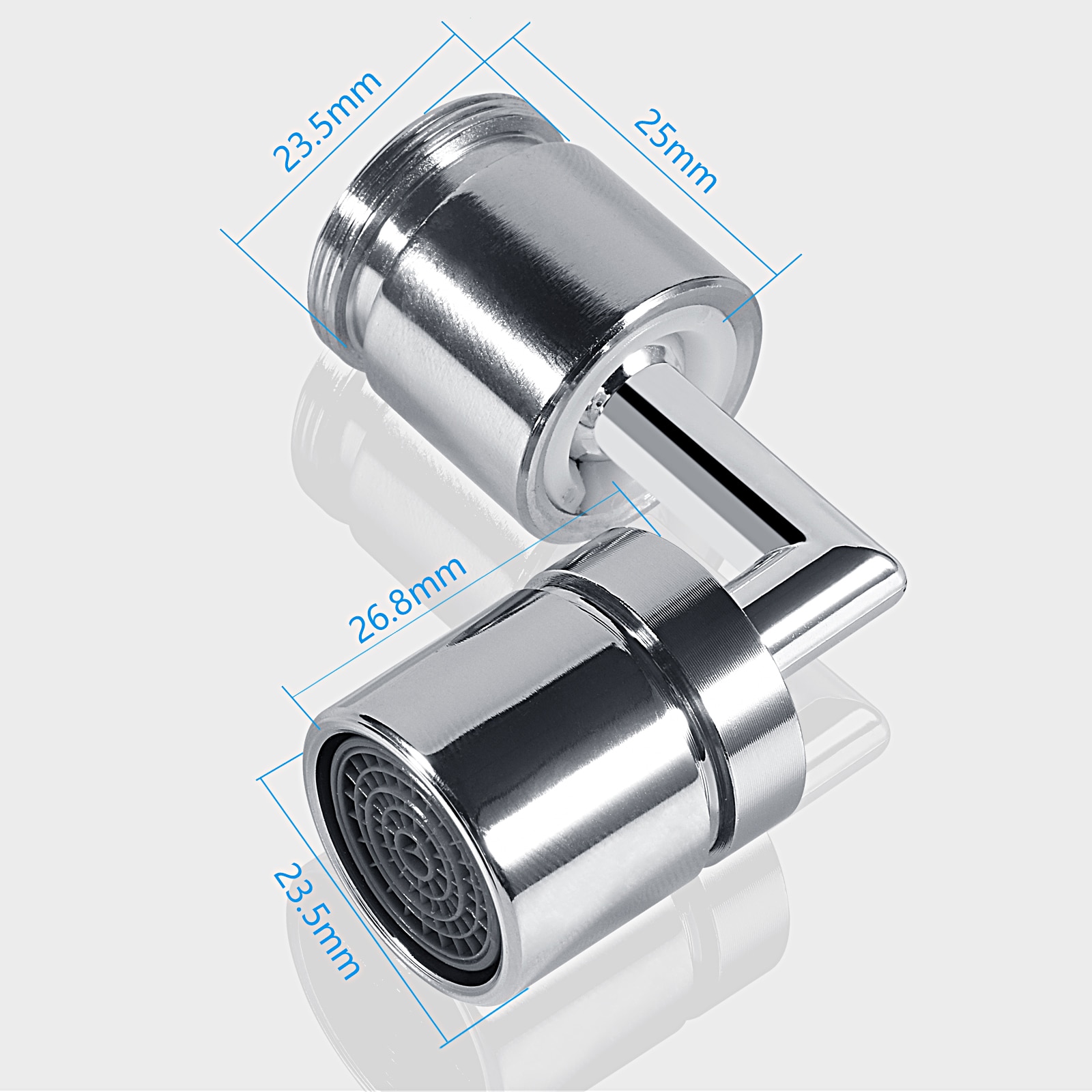 Sink Faucet Aerator 720° Swivel Sink Faucet Aerator Kitchen Bathroom Basin Water Mouth Flowers Prevent Splash Taps Tools: 22mm