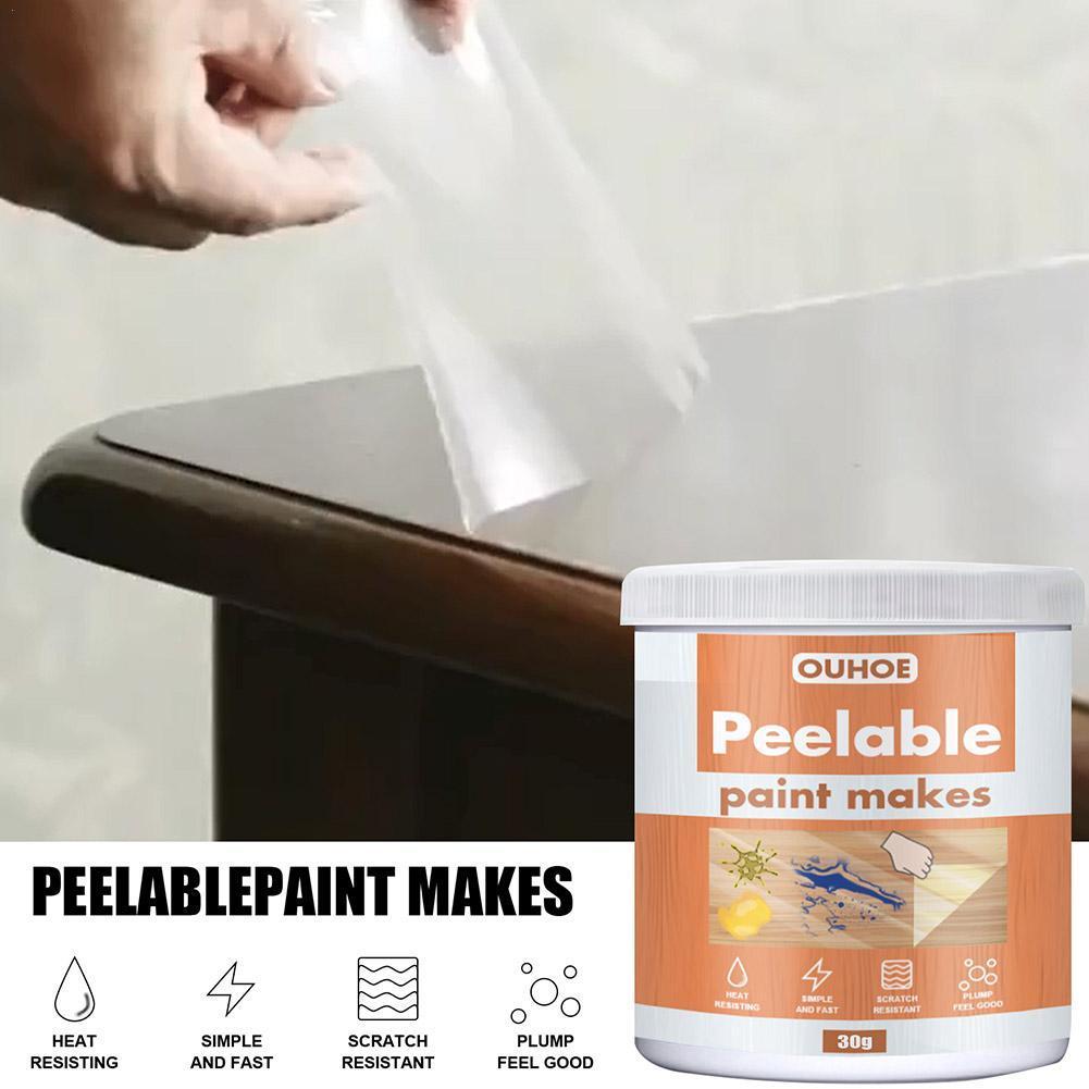 Meubels Peelable Verf Lambrisering Kasten Glad Warmte Tool Weerstand Keuken Stoelen Polijsten Verf C3Z9