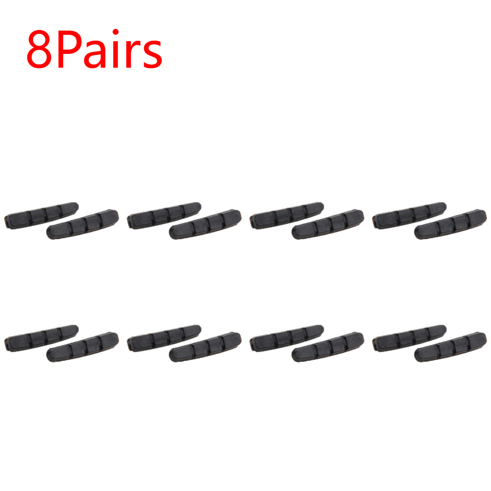 1-10 paar racefiets remblokken schoenen voor lichtmetalen velgen Dura Ace Ultegra 105 fiets v remschoen duurzaam rubber fietsremgereedschap: Blauw