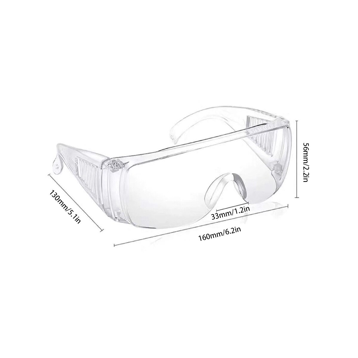 Safety Goggles Workplace Eye Protection Wind Dust Anti-fog Use Glasses Labour Working Clear Protective Glasses