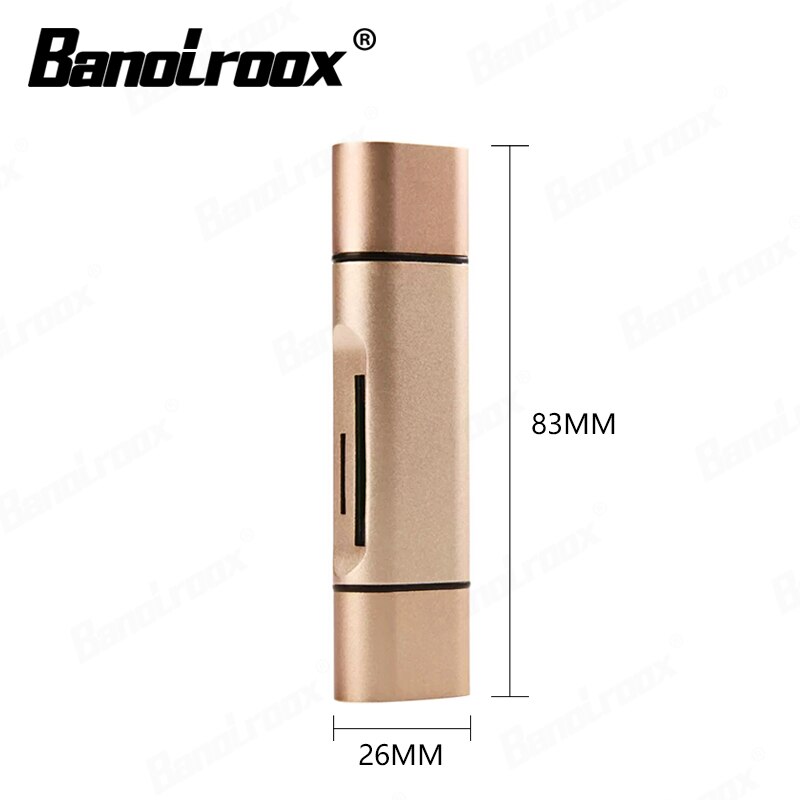 Banolroox 3 in 1 High Speed Card Reader Type-C/OTG/Micro USB TF/SD Card Writer For Smart Phone/Laptop accessories Adapter