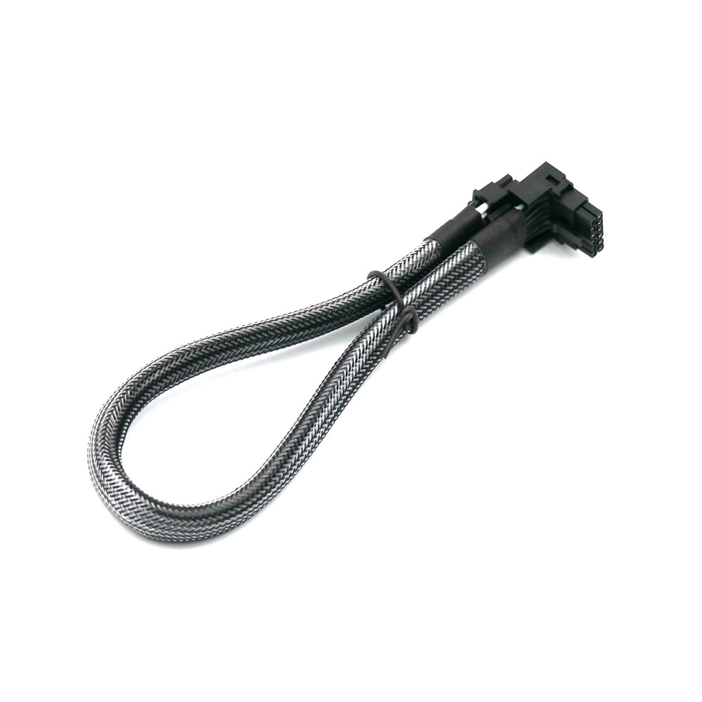 RTX4090Ti 600W 90 Degree 12VHPWR 12+4Pin to Straight 12+4Pin 16AWG 5.0 Modular Cable Power Supply for All PSU Corsair Xpg Core