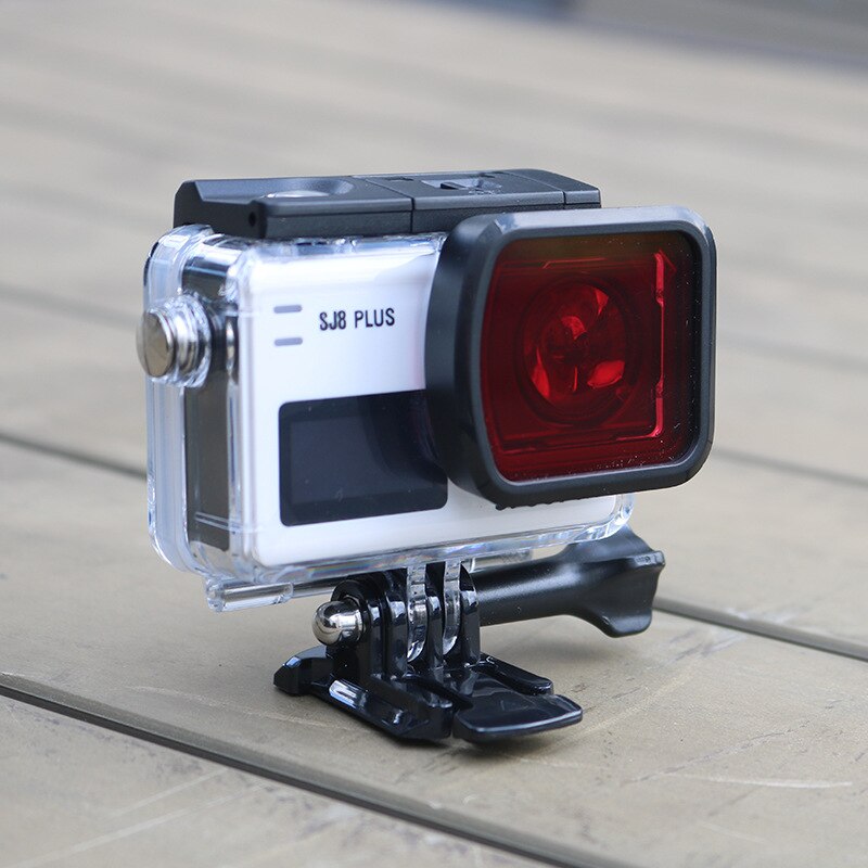 SJCAM SJ8 Waterdichte Case/Shell Lens cap Behuizing filter/Duiken UV/CPL/Rode Cover voor Sj8 pro/Plus/Air Actie Camera Accessoires