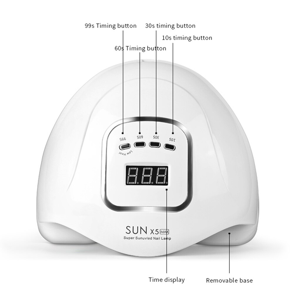 110W Zon X5 Plus Led Uv Lamp Nail 36 Leds Uv Lamp Voor Manicure Gel Vernis Manicure Machine Zonlicht 10S/30S/60S/99S Nagels Droger