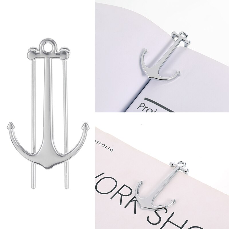 Anchor Bookmarks Bookmark Metal Page Holder for Students Teachers Graduation School Office Supplies: SV