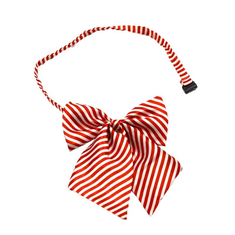 Children's Uniform Stripe Bow Tie Girls Butterfly Bowtie Clothing Accessories School Performance Dress Bow Tie 0-15Y: E