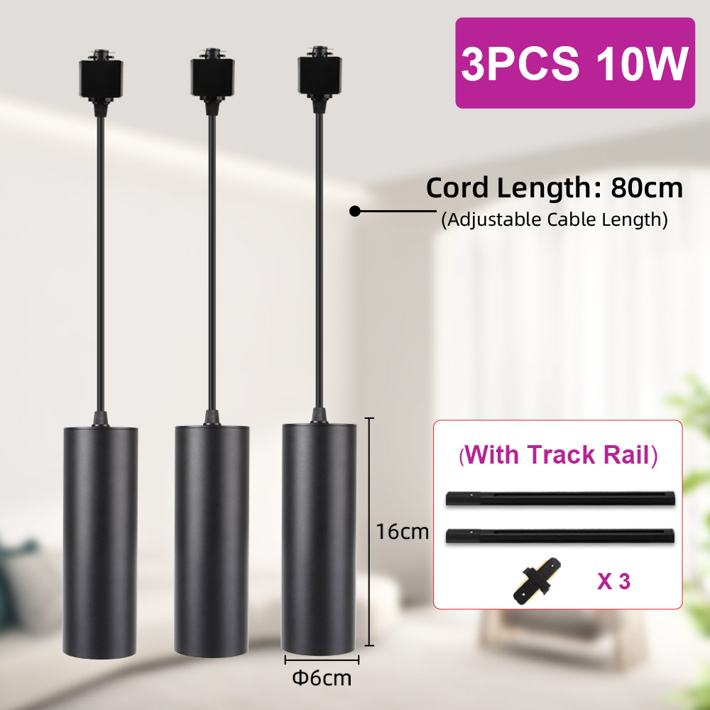 110V 220V LED Track Anhänger Licht Decke Esstisch Lange Rohr Hängen Lampe Für Wohnzimmer Küche Kronleuchter hause Decvor: Warmes Weiß / Lila