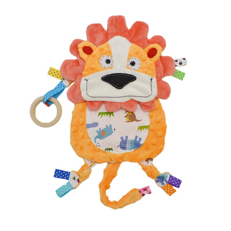 Baby Baby Animal Kalmeren Sussen Handdoek Zachte Pluche Troostende Pacificeren Handdoek Sussen Handdoek Dekentje Rustgevende Handdoek Baby Speelgoed Pop: lion