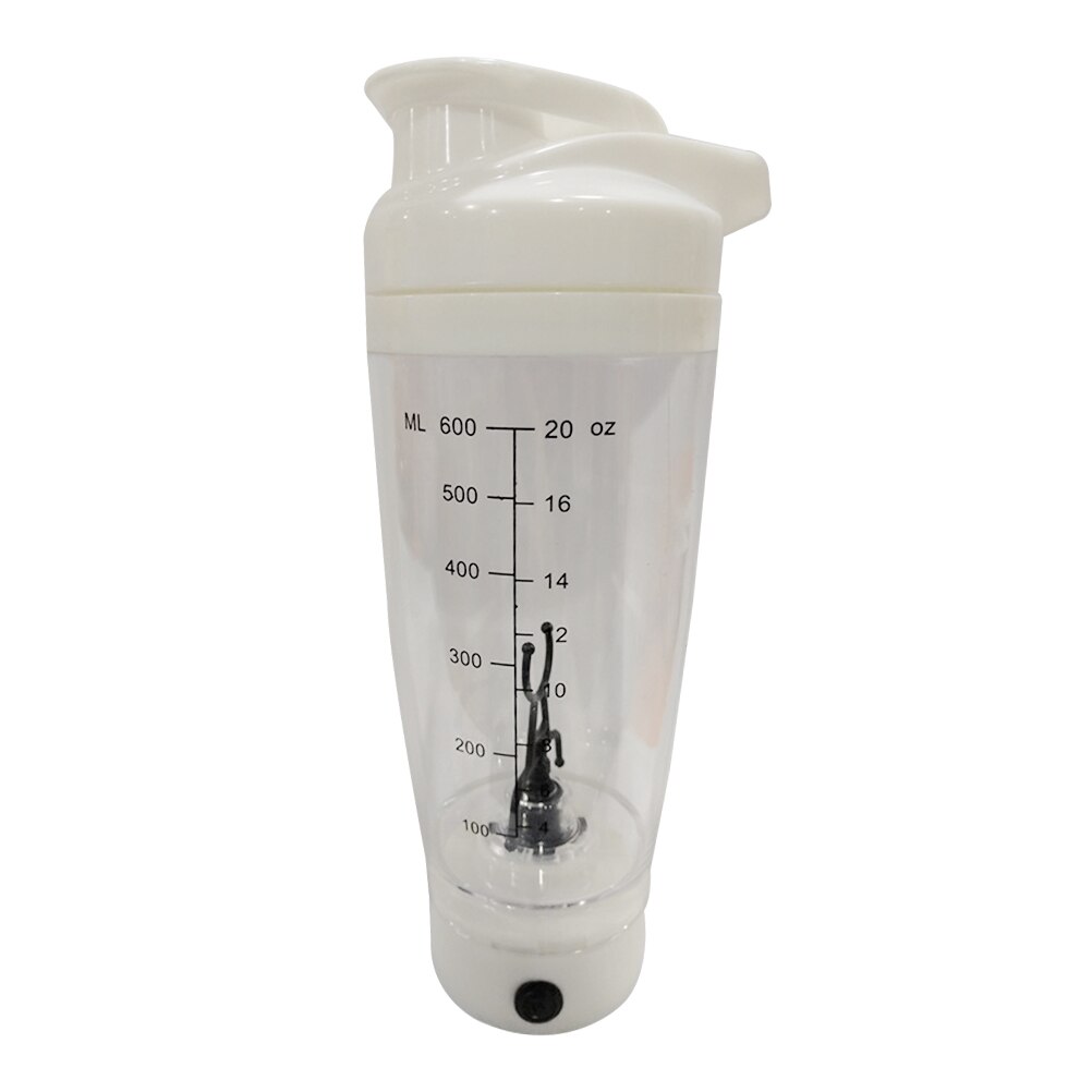 1 Pc Protein Shaker Bottle Vortex Mixer Battery Operated 600ml Automatic Portable Stirring Shaker