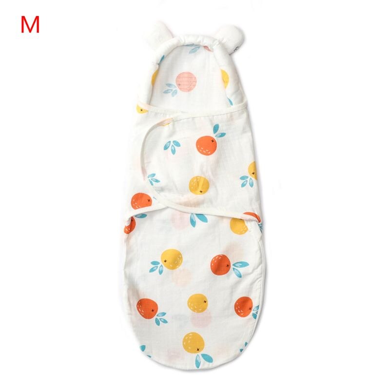 Bébé coton lange d'emmaillotage doux couverture de couchage -né respirant réglable sac de nuit pour garçons filles: M1