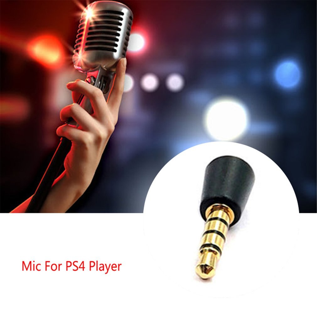 Mini Microphone Mic for PS4 Player Game Player for Phone Laptop for IPad Mini Mic