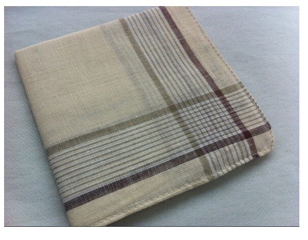 Pañuelo fino 100% de algodón para hombre y mujer, pañoleta de 40x40cm, Color claro, 25, 5 unids/lote