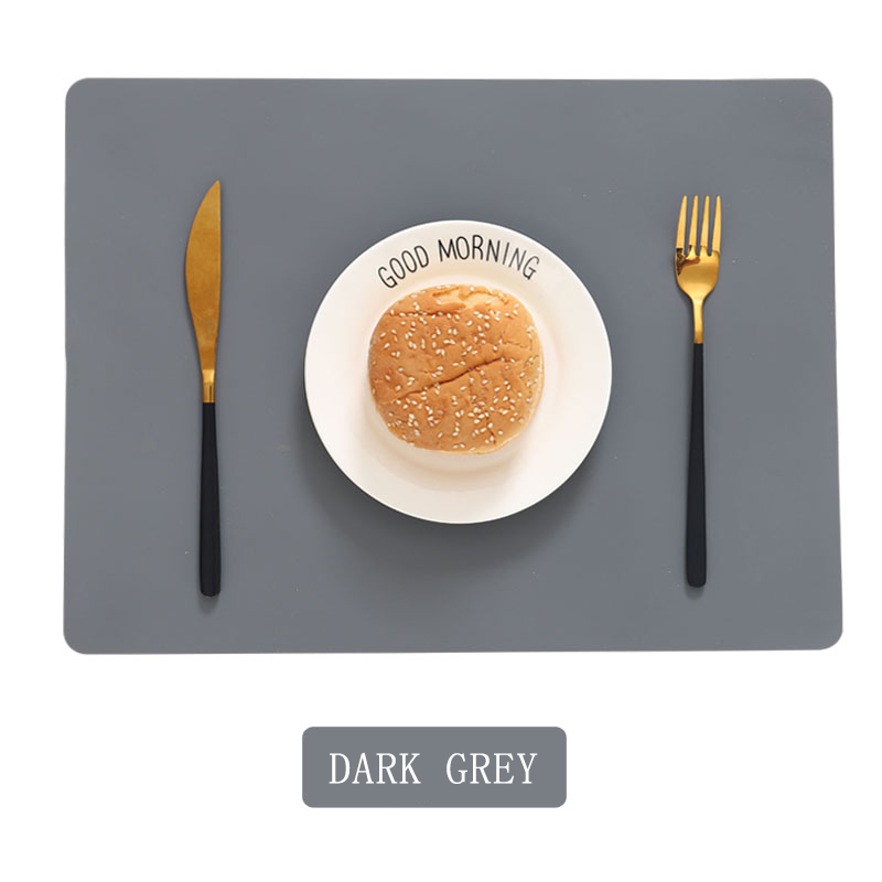 Waterproof Pad Extra Large Silicone Mat Heat Resistant Sheet Kitchen Counter Protector Vinyl Craft Mats Non Slip Table Placemat: B / 2PCS-40x30CM