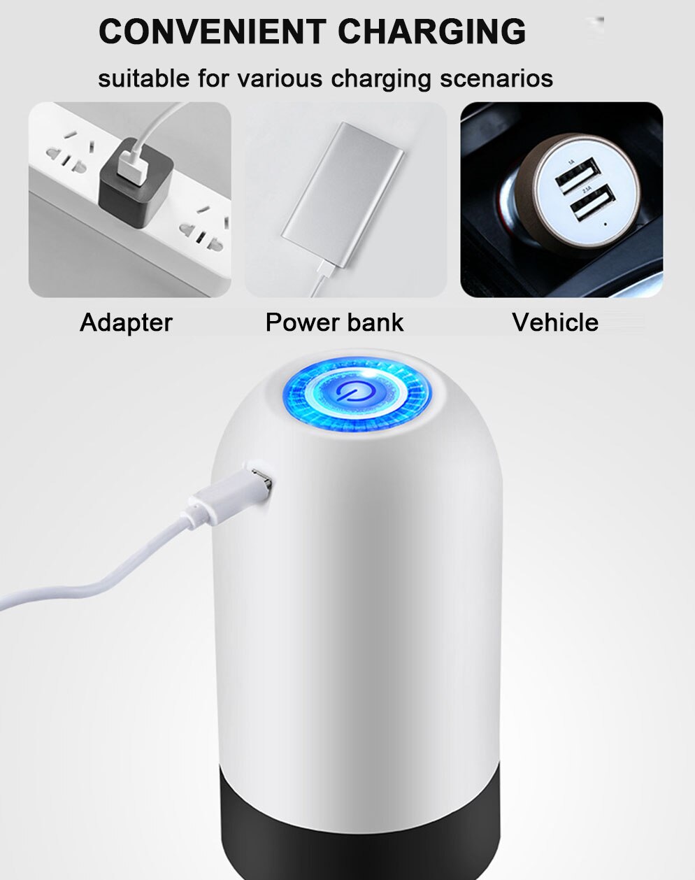 Electric water pump Bottled water wireless smart water pump Smart water dispenser automatic water pump Auto Switch Dispenser