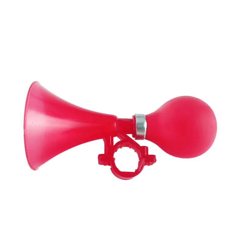 Kinderen Fiets Luchthoorn 1Pc Kleurrijke Fietsen Ring Alarm Voor Kid Jongen Meisje Plastic Stuur Bel Scooter Fiets Accessoires tool: Rood
