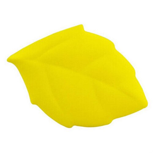 2 Stks/set Draagbare Reizen Outdoor Blad Vormige Water Flessen Bekerhouder Drinken Bag Silicone Drinken Borstelen Wassen Tool: 2pcs / YELLOW