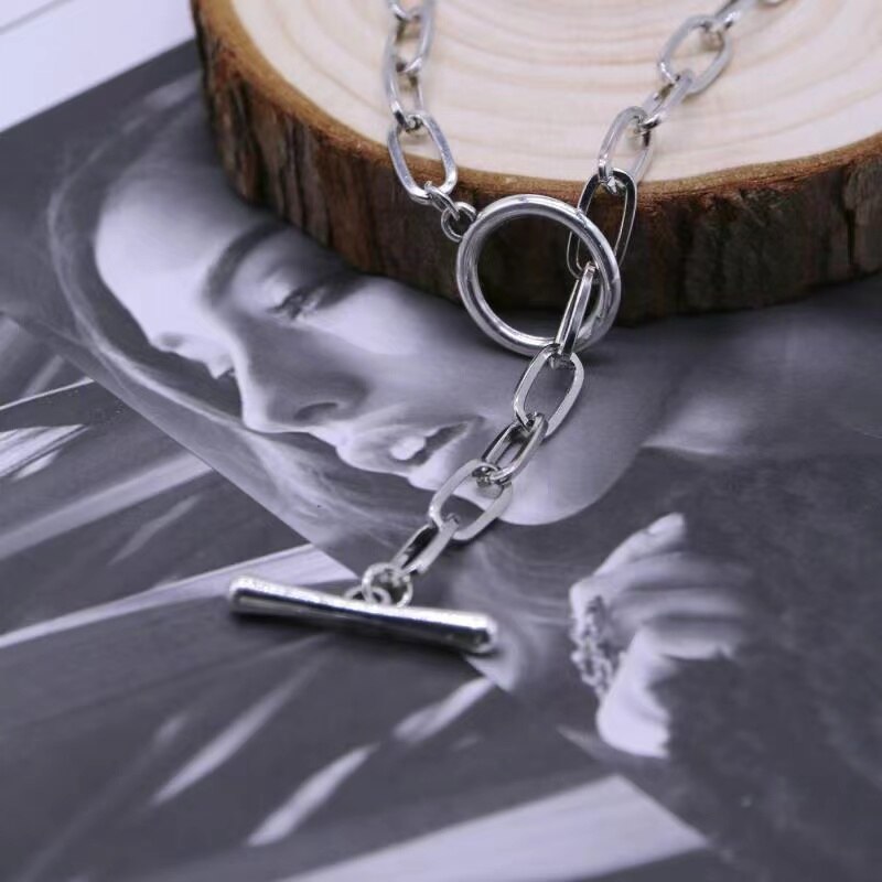 Hiphop Rvs Beer Hanger Ketting Charm Choker Kettingen Voor Vrouwen Sieraden Gratis