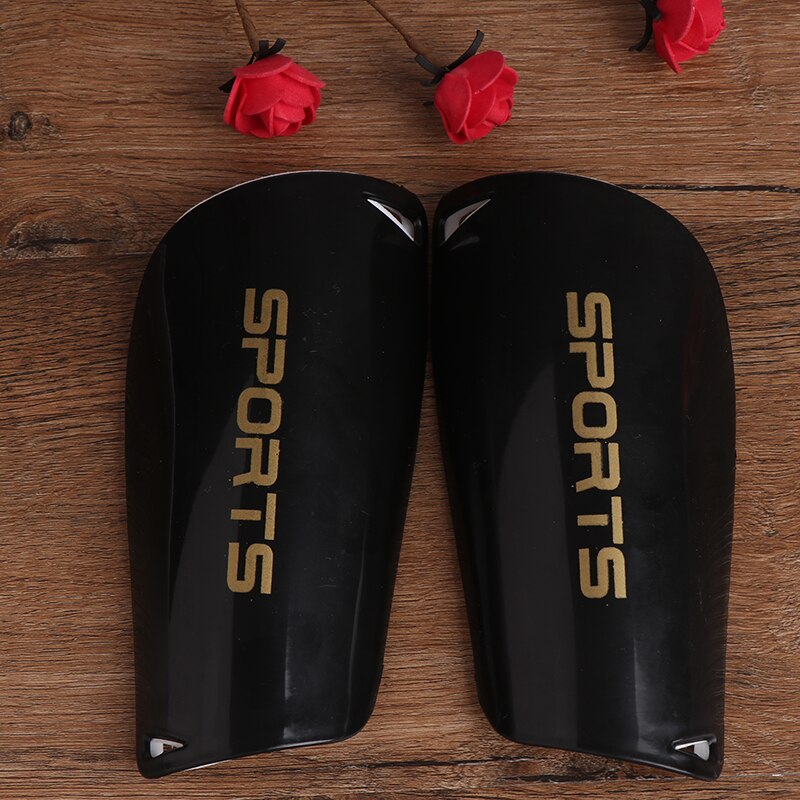 Espinilleras antideslizantes de fútbol para adultos y niños, Protector de piernas, 1 par: Black S
