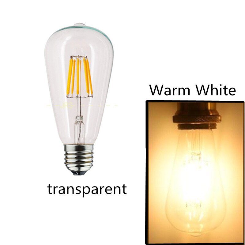 LED Edison Gloeilampen Gouden ST64 Dimbaar E27 B22 2W 4W 6W 8W 10W 12W 220V 110V 2700K 6000K 360 Graden Energielampen: veranderlijk / 13 stuks