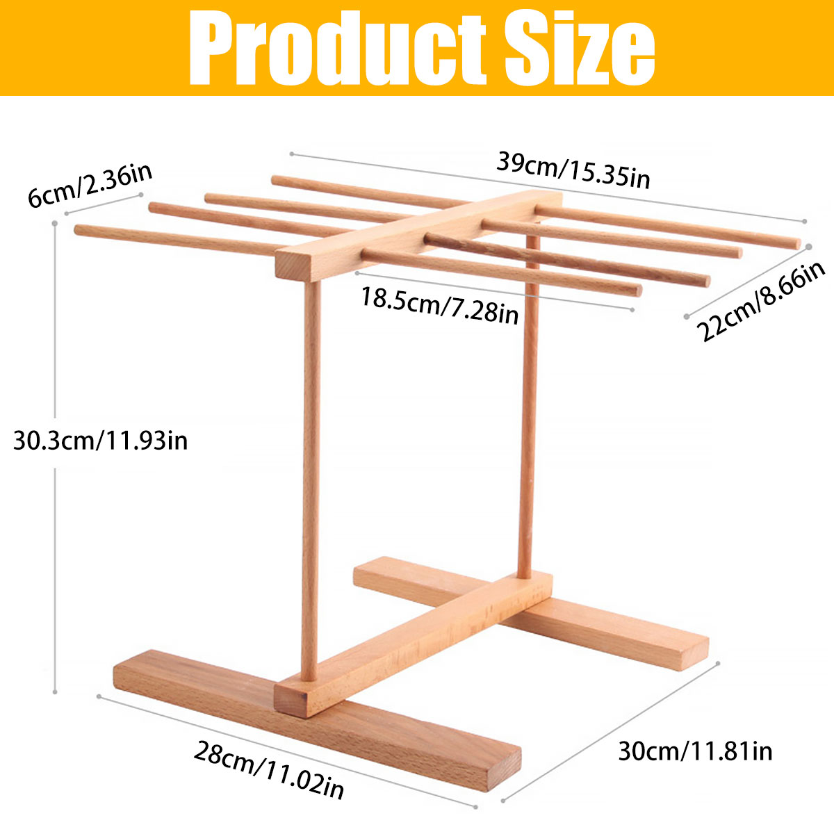 Pasta Drying Rack Wooden Noodle Drying Rack Pasta Stand Dryer Noodle Hanger Kitchen Fresh Pasta Noodle Spaghetti Dryer Hanger