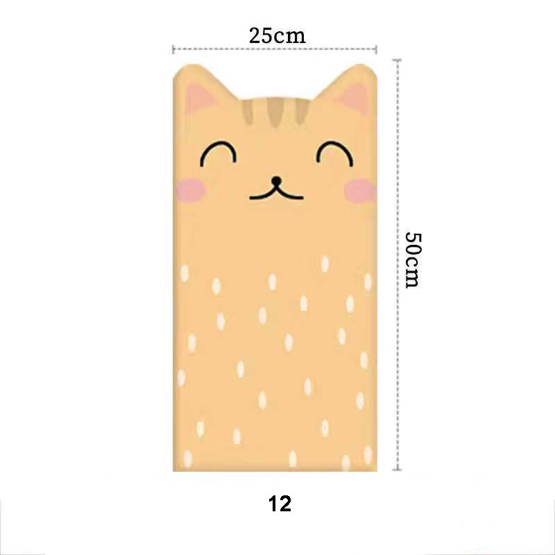 Cat Self-Adhesive Bed Headboards Anti-Collision Tatami Kids Bedroom Decor Stickers Tete De Lit Cabecero Decoration Aesthetic: 12