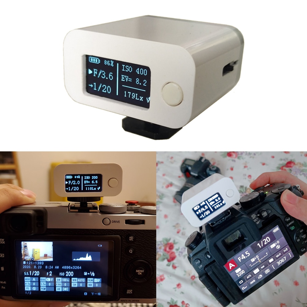 Zb -m08 fotografering set-top refleksions lysmåler filmfotografering og kolde skofiksering luminometer