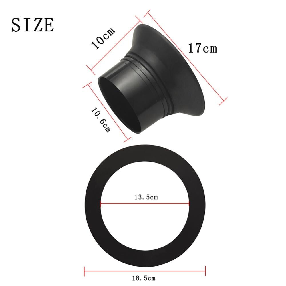 Plastic Bass Drum Port Hole Bass Enhancer With Bass Drum Port Hole Protector For Drum Kit Set Percussion Instrument Parts