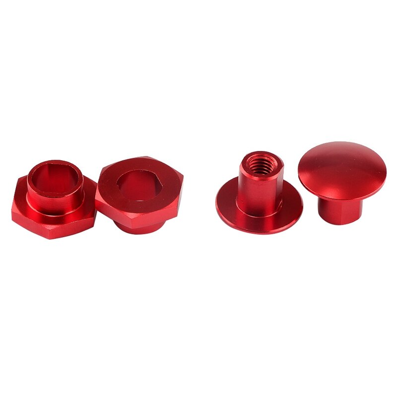 Car Tuning Accessories Rear Window Accessories Rear Glass Pillar Kit for Honda Civic 92-95EG: Red