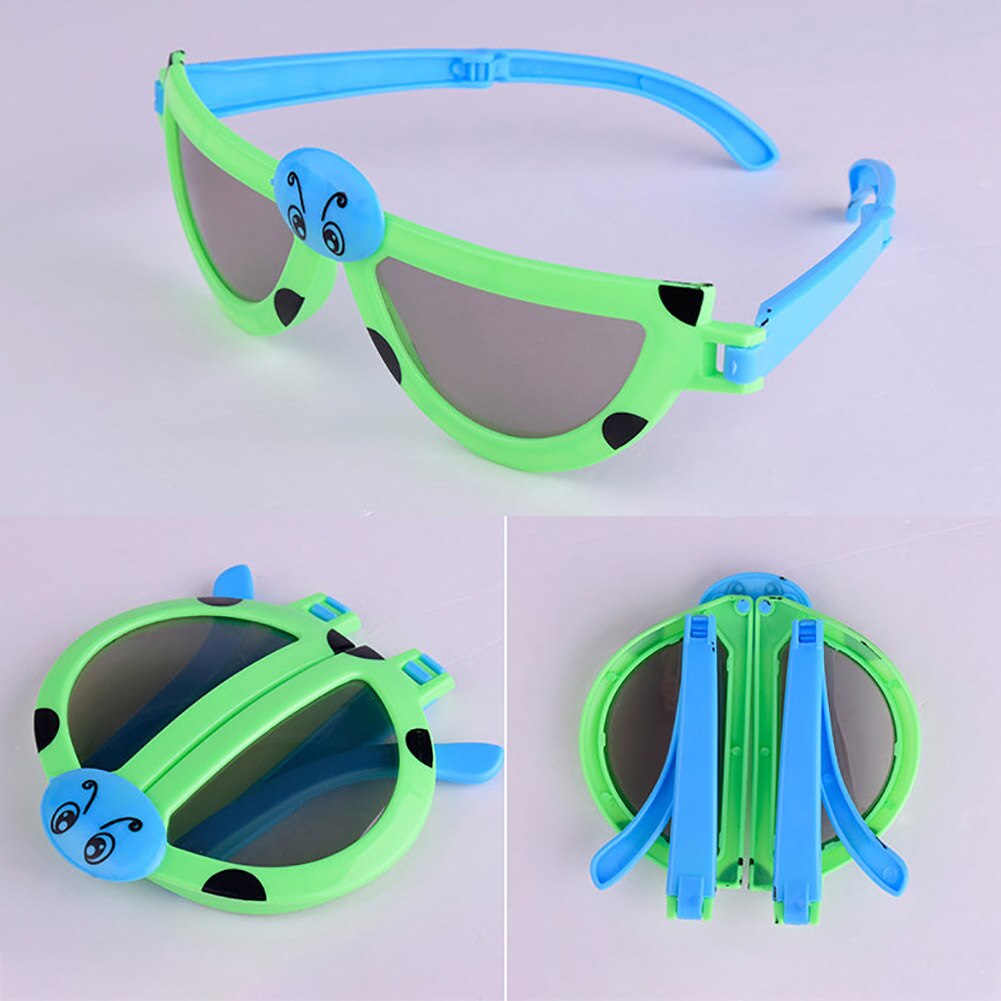 Opvouwbare Kids Outdoor Zonnebril Meisjes Jongens Bril Schattige Kind Eyewear Shades Goggles