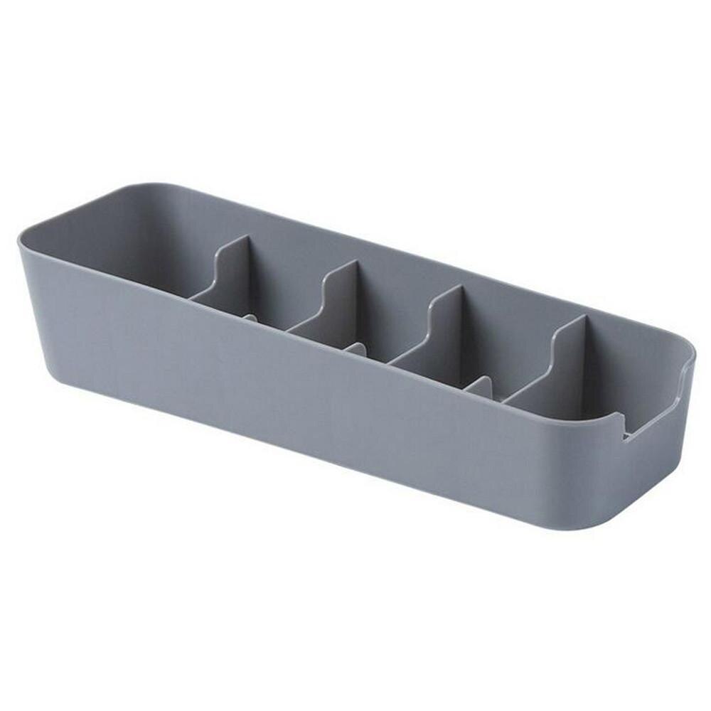 5 stevig En Duurzaam Mesh Opbergdoos Opbergdoos Stropdas Bra Sokken Masker Handdoek Lade Cosmetische Scheiding Opslag Tool K15: Gray 