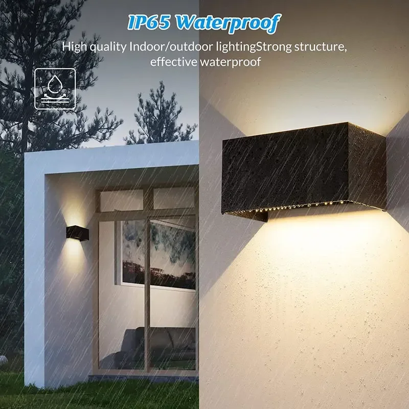 Aluminium LED Wandlamp Buiten Waterdicht IP65 Binnenwandlamp 12W24W Veranda Tuinverlichting Woonkamer Straat Trap Verlichting