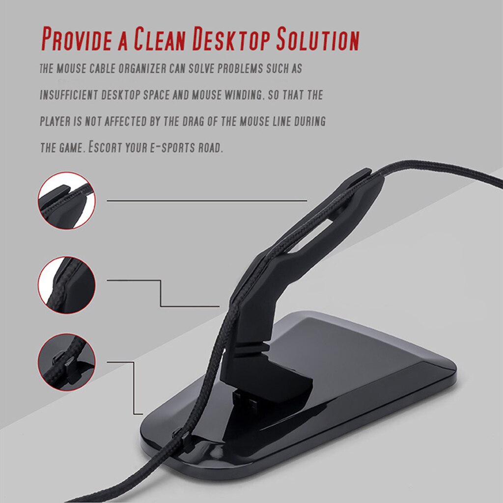 Maus-bungee-kabelklemme, flexibler kabelclip, kabelorganisator, halter, kabelfixierer, kabelmanagement-halter