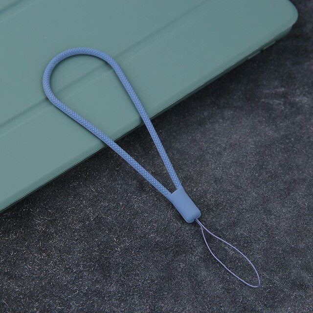 Hand Wrist Lanyard Strap String for Phone case USB Flash Drives Keys Keychains ID Name Tag Badge Holders matching phone case: blue