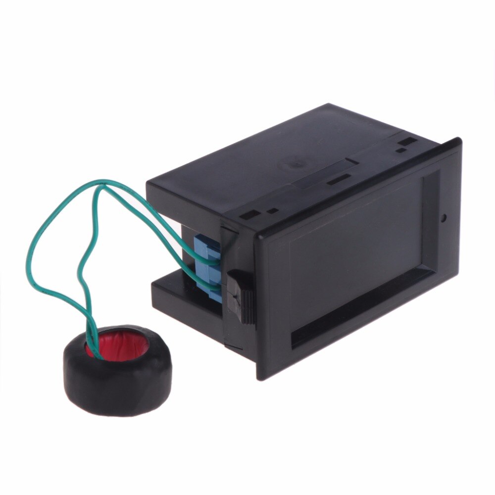 Energy Meter AC 80-300V Voltmeter Ammeter Power Energy Meter Volt Amp Power Kwh Meter 100A CT-