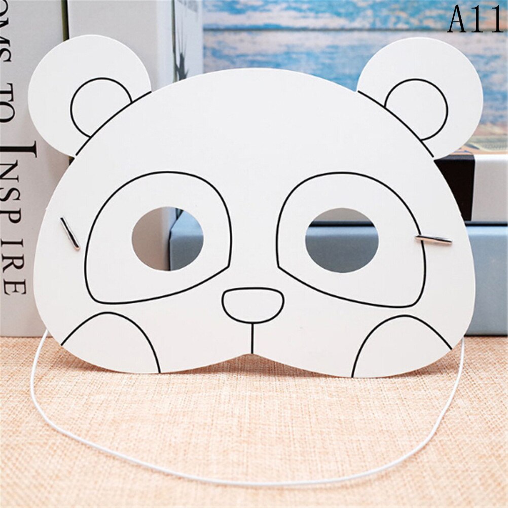 Cartoon Animal Painting Mask Kindergarten Preschool Graffiti Art Crafts Toys Color Drawing Toys for Children Kids: 11