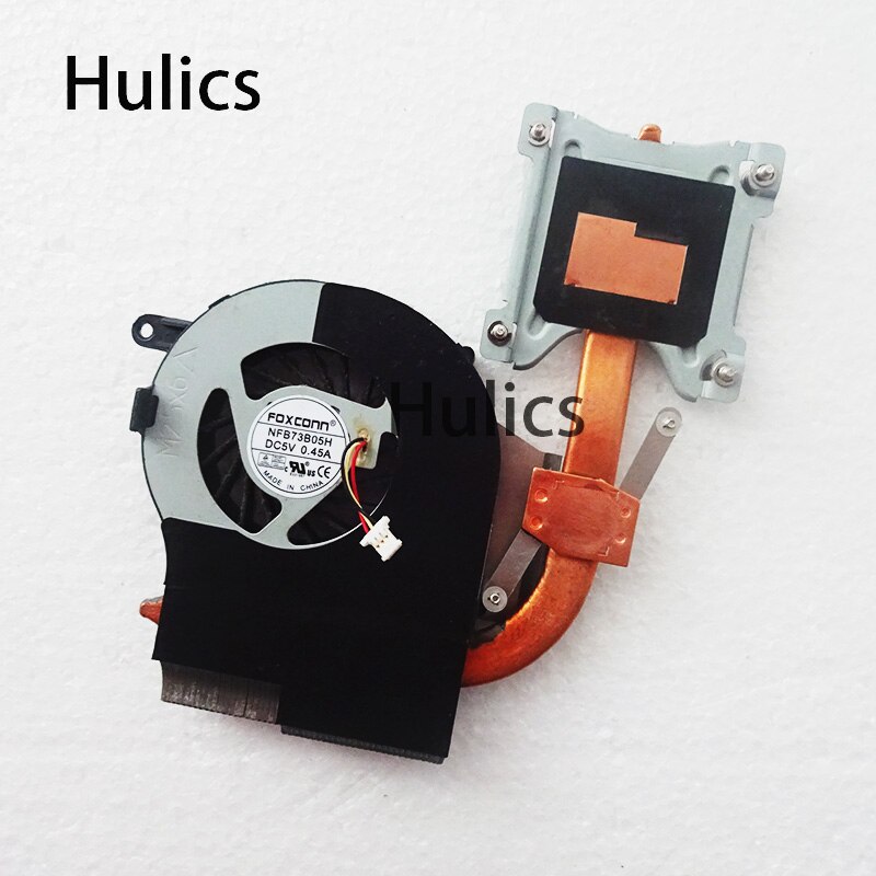 Hulics original 606014-001 radiator for hp pavilion  g62 g72 cq62 cq72 laptop kjølevifte heatsink