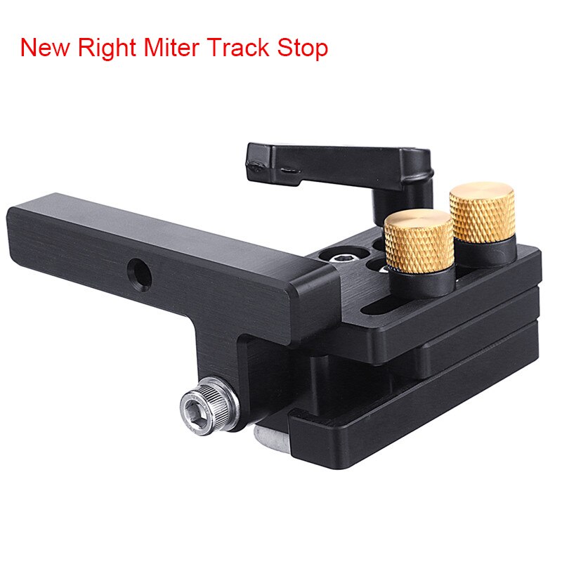 600/800/1000/1220mm Aluminum Alloy T-Track Woodworking T-slot Miter Track with Scale/Miter Track Stop Woodworking Tools: Right Miter Stop